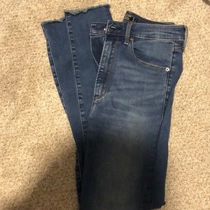 A&F ultra high rise skinny jeans